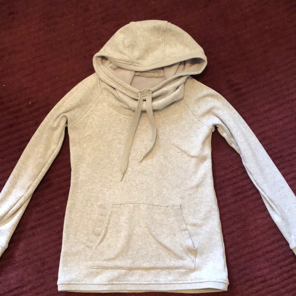 Athleta light grey sweatshirt